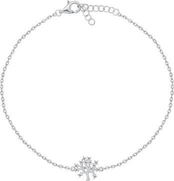Immagine prodotto Brilio Argento - Delicato bracciale in argento Albero della Vita con zirconi BRC94W