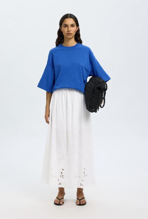 Produktbild Selected Femme Slfdahlia Hw Ankle Broderi Skirt B (40)