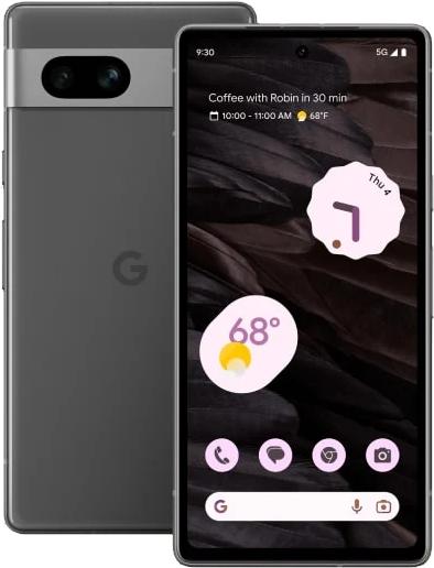 Produktbild Google Pixel 7a 7a (128 GB, Charcoal, 6.10", SIM + eSIM, 64 Mpx, 5G)