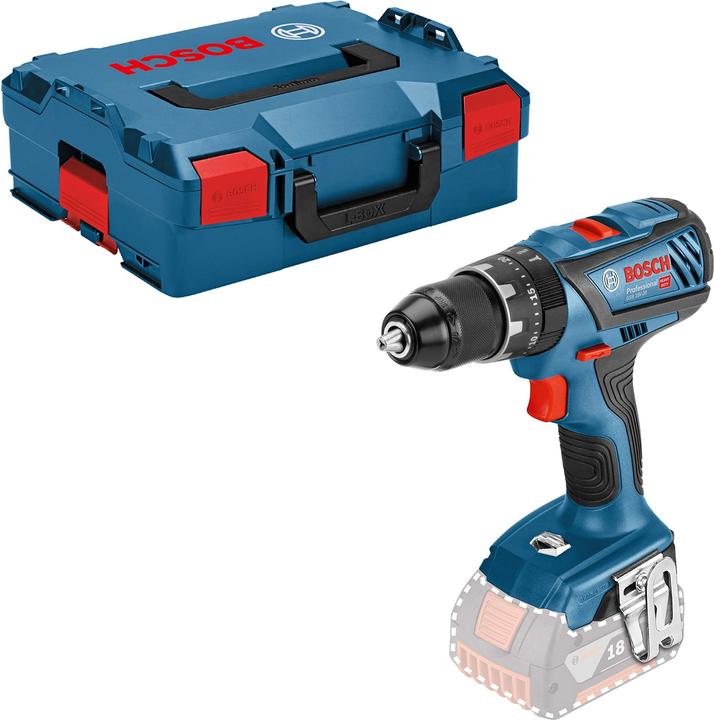 Bosch Professional Akku-Schlagbohrschrauber GSB 18V-28, Solo Version, L-BOXX (Akkubetrieb)