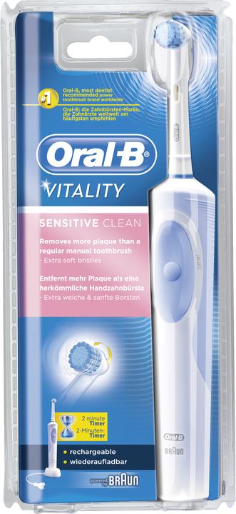 Immagine prodotto Oral-B Vitality Sensitive Clean (con timer) (Spazzolino oscillante)