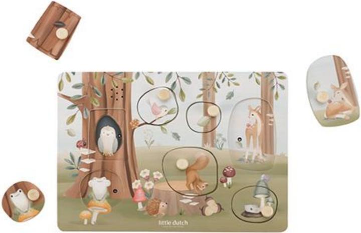Produktbild Little Dutch Sound Greif-Puzzle Forest Friends