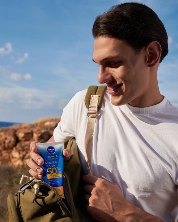 Actual product image NIVEA Invisible Finish (Suntan cream, SPF 50+, 150 ml)