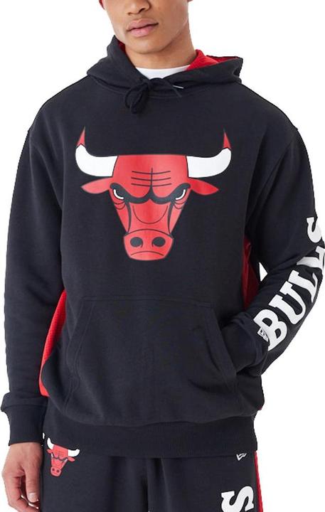 New Era Oversized Hoody MESH PANEL Chicago Bulls - S (S)