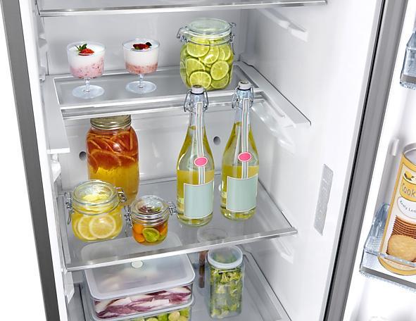 Actual product image Samsung RR39M71357F/EG RR7000, Refrigerator, Refined Steel,185 cm, 387 ℓ (387 l)