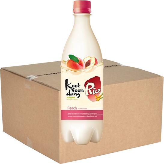 Actual product image Kooksoondang Rice Makgeolli (Peach)