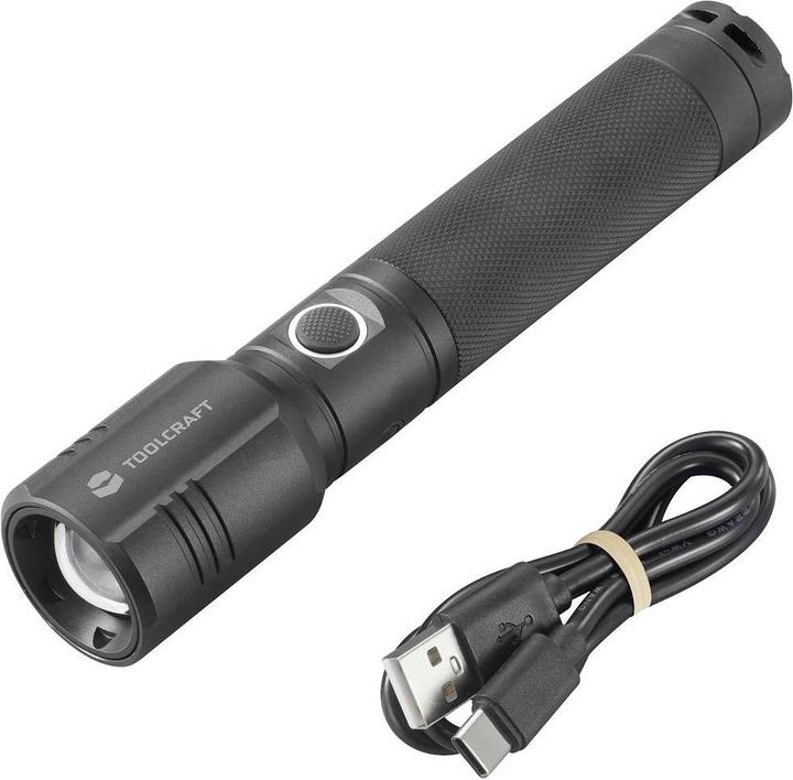 Produktbild Toolcraft Taschenlampe (16.35 cm, 1000 lm)