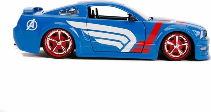 Image du produit Jada Avengers Captain America avec voiture 1:24