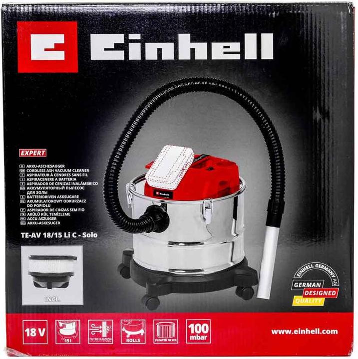 Produktbild Einhell TE-AV 18/15 Li C Power X-Change (Aschesauger)