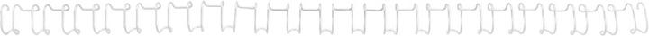 Image du produit GBC Fil de ligature, 14 mm, 21 anneaux, blanc