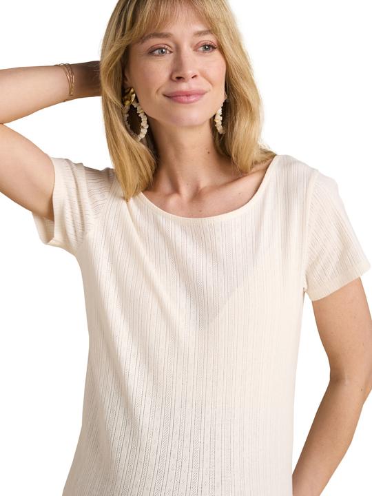 Actual product image Envie de Fraise Bio-Kollektion: Umstands-Shirt aus Pointelle-Jersey mit Rückenausschnitt (36, 38)