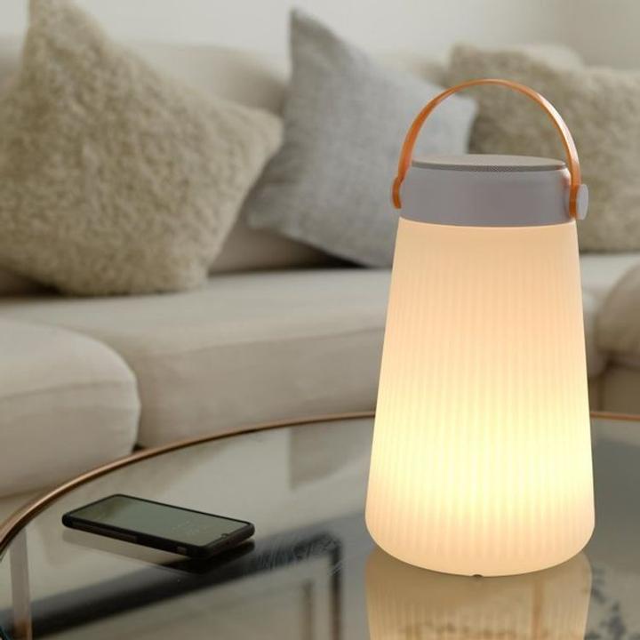 Immagine prodotto Pallo Pout § POUT - EARS2 Enceinte Bluetooth extérieure portable avec LED Lanterne Gris