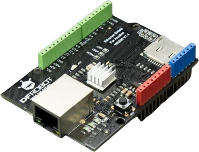 Image du produit DFRobot Bouclier Ethernet W5200 pour Arduino