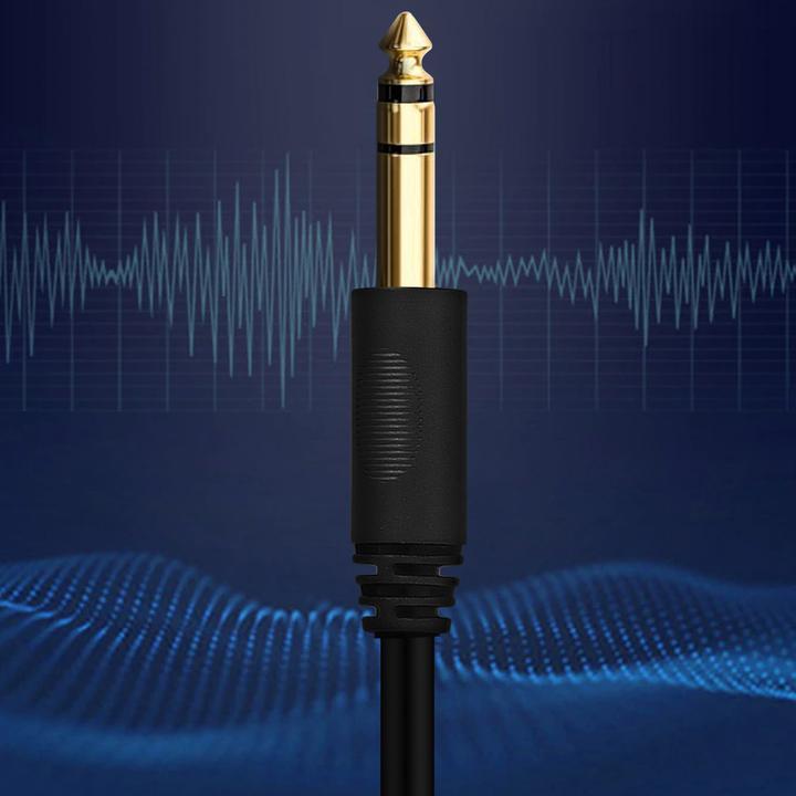 Image du produit Avizar Adaptateur/diviseur jack 6,35 mm / double jack 6,35 mm femelle (0.25 m, Jack 3,5 mm (AUX))