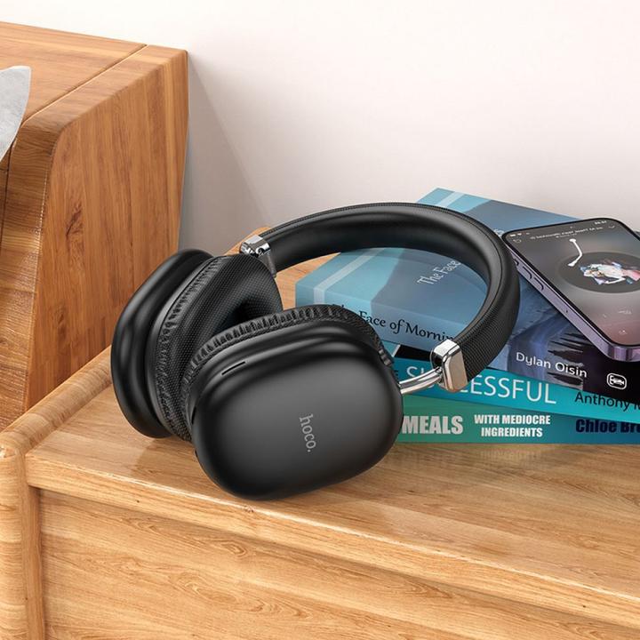 Actual product image Hoco W35 Max, black (90 h, Wireless)