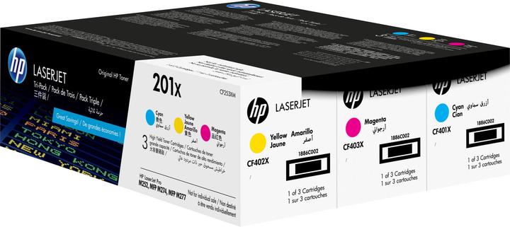 Produktbild HP 201X Tri-Pack (M, C, Y)