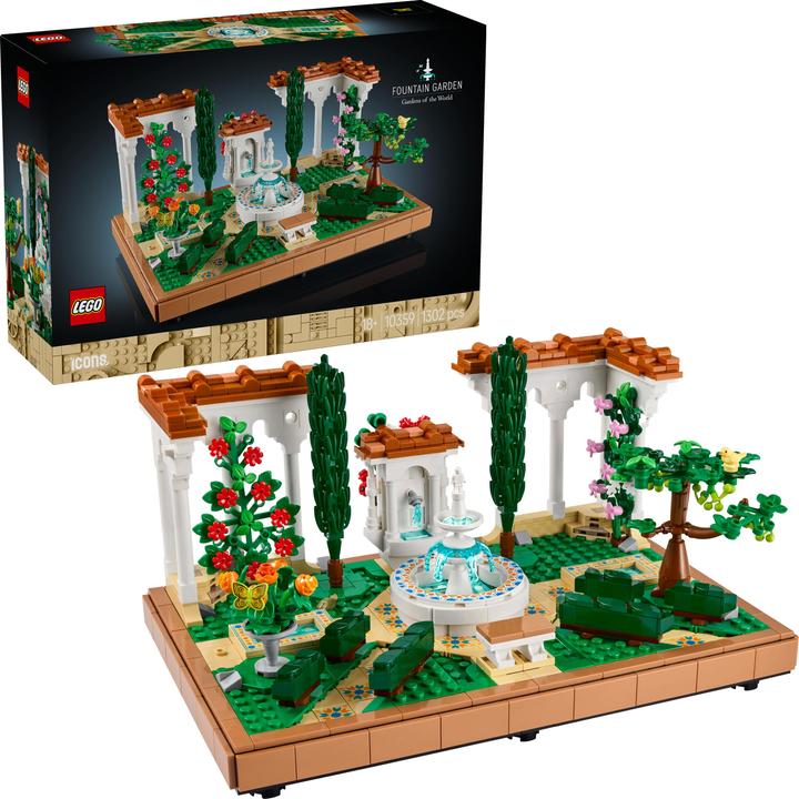 Actual product image LEGO Springbrunnen Garten (10359, LEGO Icons)