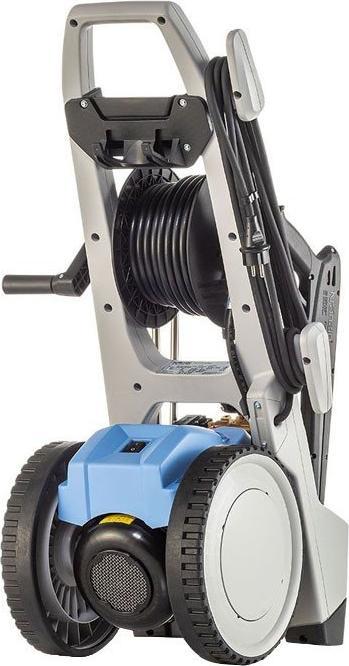Actual product image Kränzle X 10/140 TST high-pressure cleaner is operated upright, with reel, hose anti-twist