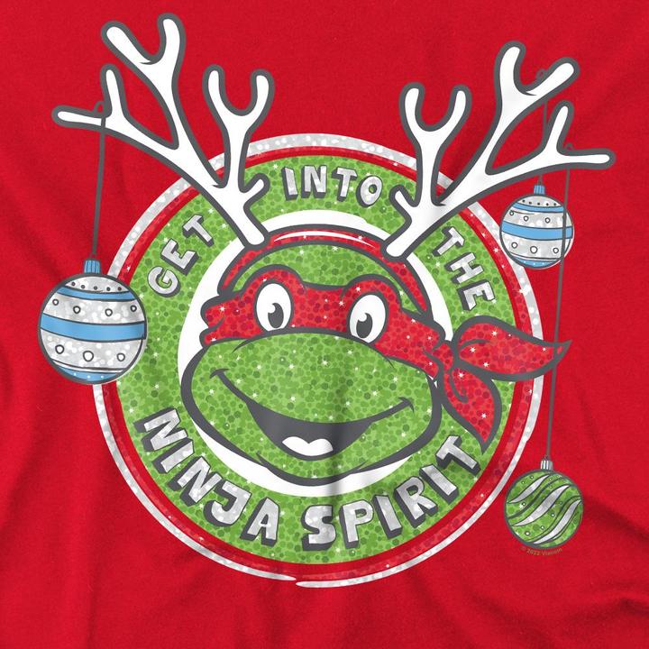 Immagine prodotto Teenage Mutant NT Into The Ninja Spirit Maglietta Natale Uomo (4XL)