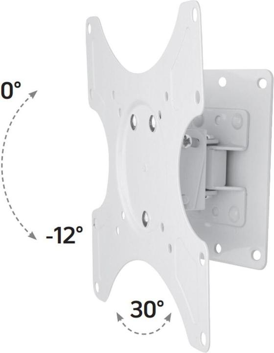 Immagine prodotto Techly Supporto a parete inclinabile (Muro, 37", 25 kg)