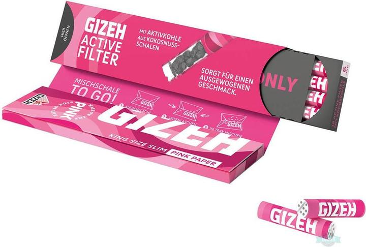 Produktbild PINK Papers KSS + Aktivkohle Filter