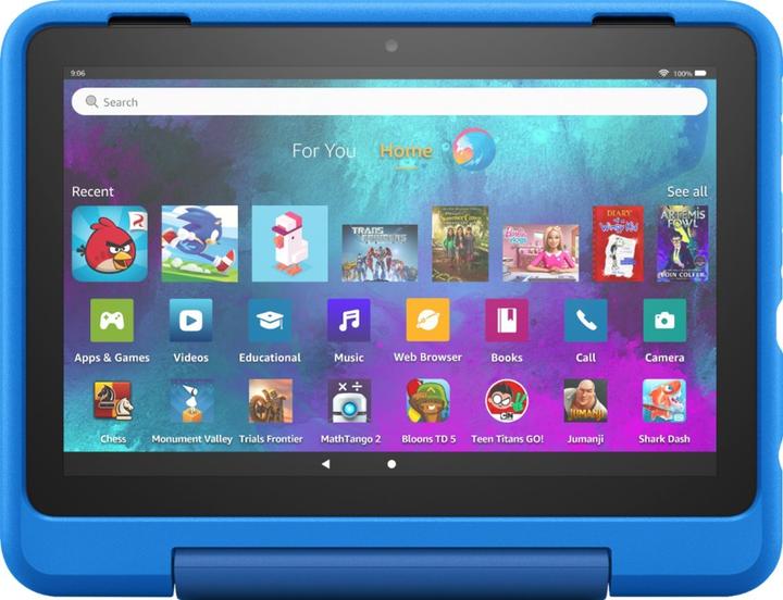 Productafbeelding Amazon Fire HD 10 Kids Tablet, 32 GB, Star Mist, voor kinderen vanaf de basisschoolleeftijd (Alleen WLAN, 10.10", 3 GB, Blauw)