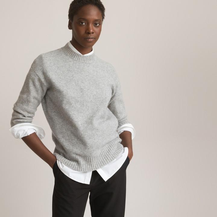 Actual product image La Redoute Collections Jumper with round neckline (XXL)
