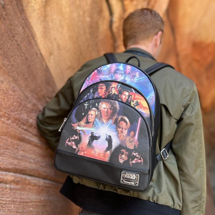 Actual product image Loungefly Star Wars Prequel Trilogy Rucksack 34cm