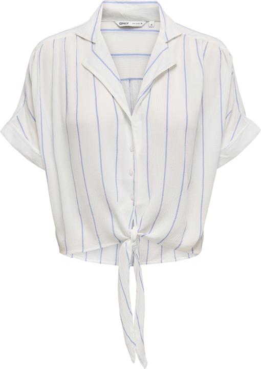 Only Onlpaula Life S/S Tie Shirt Wvn Noos (S)