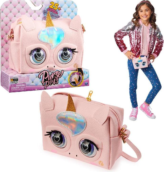 Image du produit Spin Master Purse Pets Glamicorn Licorne Sac - avec fonctions interactives (23.34 cm)