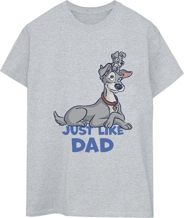 Disney Lady And The Tramp Just Like Dad TShirt (XL)