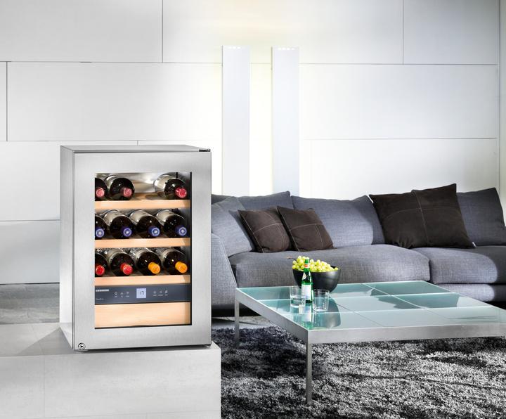 Actual product image Liebherr WKes 653 GrandCru Wine Cooler with Compressor Freestanding Stainless Steel 12 Bottle(s)