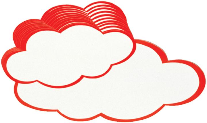 Image du produit Berec Karton Wolken 37x62cm 550.003 20 Stück
