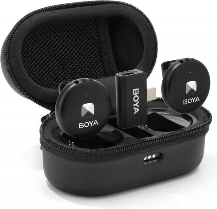 Actual product image Boya wireless microphone Omic Wireless USB-C, black