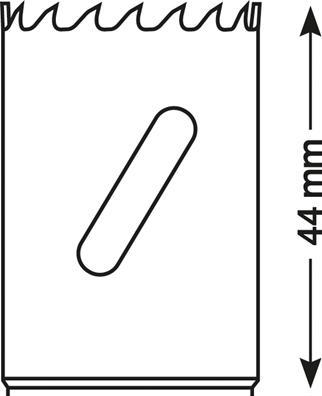 Produktbild Bosch Professional Zubehör Lochsäge HSS-Bimetall für Standardadapter, 177 mm, 6 31/32-Zoll (177 mm)