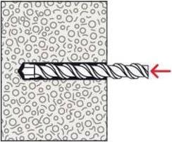 Actual product image Fischer Gas concrete dowel GB 14 75 mm 14 m (10 pcs.)