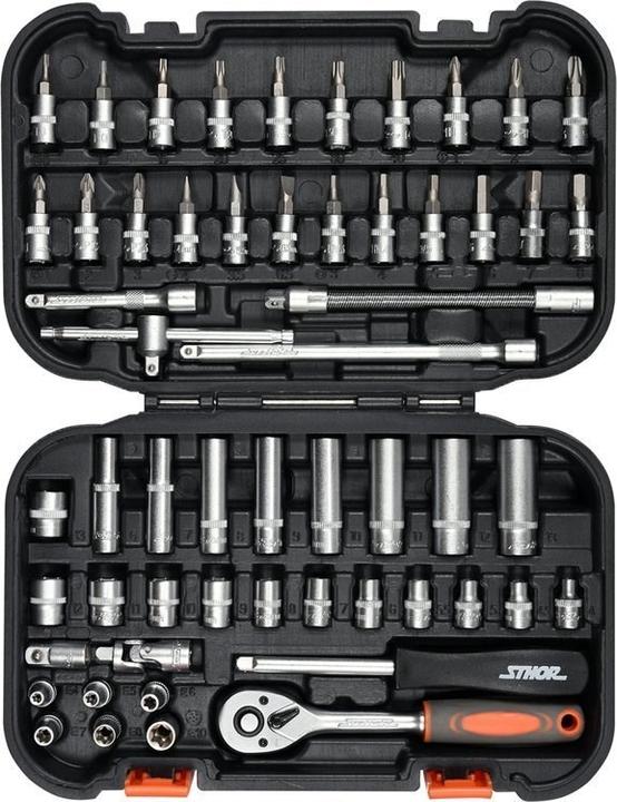 Image du produit Toya Sthor 58643 - Jeu d'outils 1/4 pouce, 56 pièces