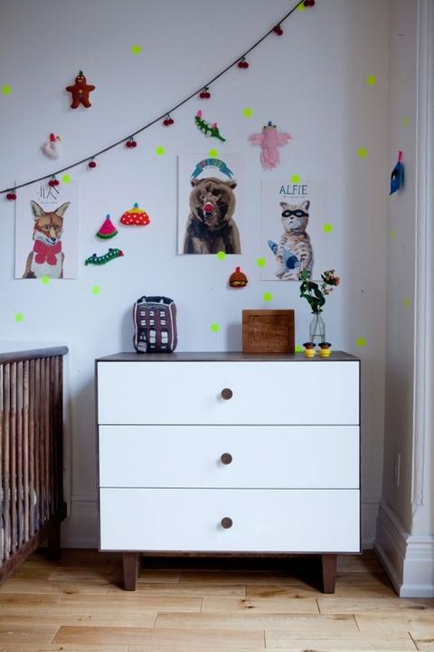 Actual product image Oeuf Changing unit "Merlin 6" (base: Sparrow), walnut
