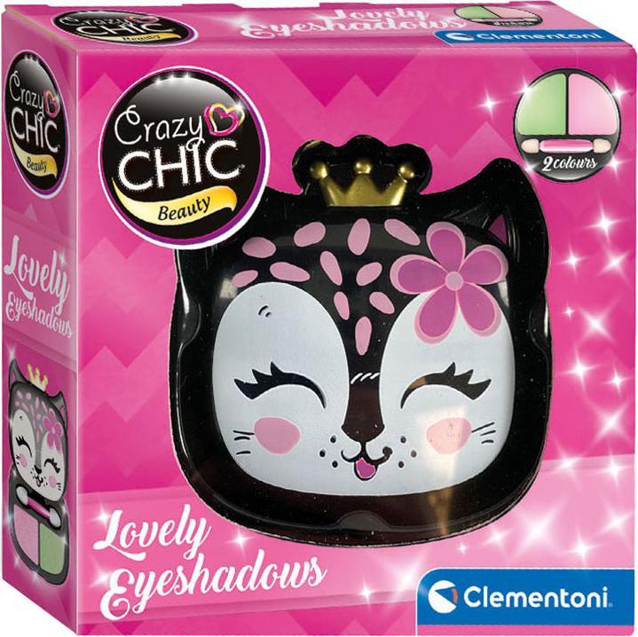 Produktbild Clementoni 18809 Crazy Chic – Lovely Eyeshadow: Panther – Lidschatten-Make-up, sicher und hypoallerg