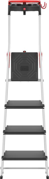 Produktbild Hailo L100 TopLine, Alu-Sicherheits-Stehleiter, 4 Stufen (Gerüst, 85 cm)