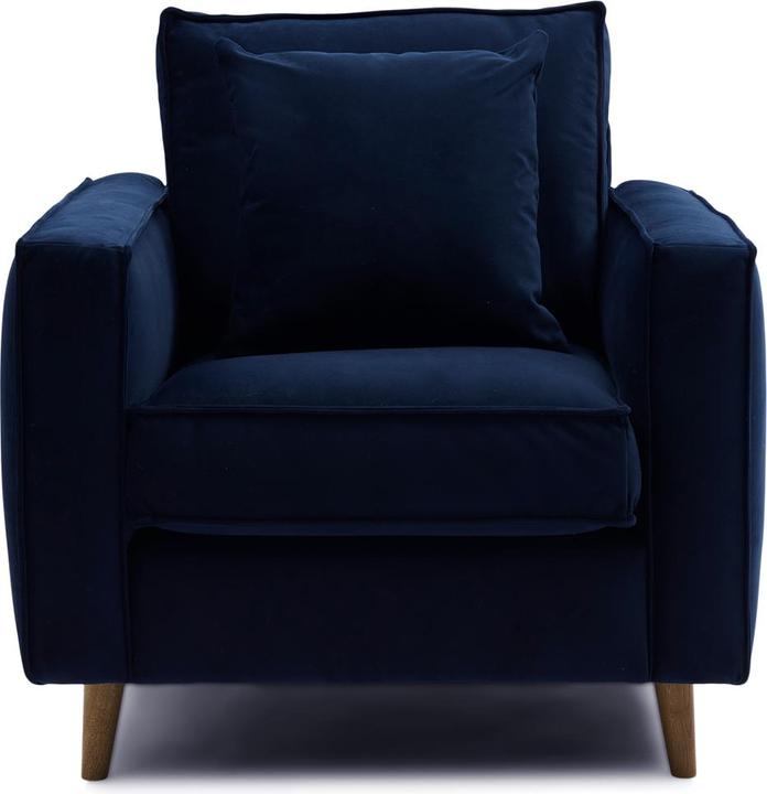 Produktbild Rivièra Maison Kendall Armchair, velvet VI, midnight navy