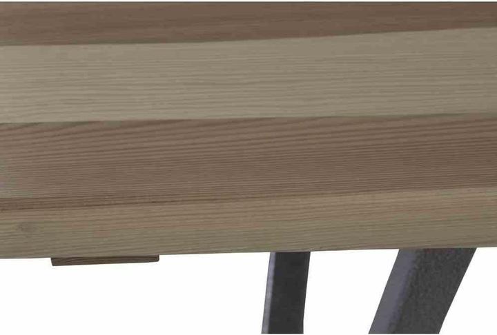 Produktbild Star Stehtisch Kiefernholz, 140x70x118 cm, Gestell aus Stahl pulverbeschichtet in grau, Tischplatte au... (70 cm)