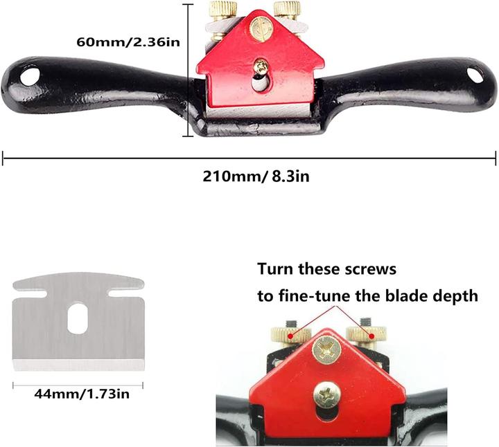 Image du produit XPoop Schweifhobel inkl. 8 Ersatzklingen (44 mm)