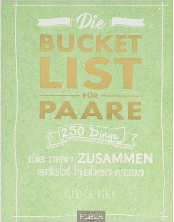 Actual product image Die Bucket List für Paare (German, Elise de Rijck, 2018)