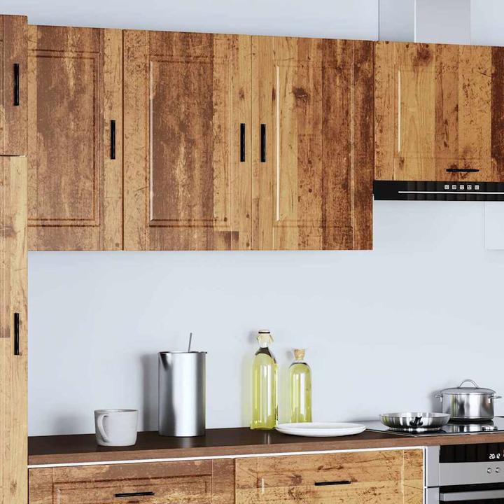 Image du produit VidaXL Meuble de cuisine Porto aspect bois recyclé Meuble de cuisine (80 x 31 x 60 cm)