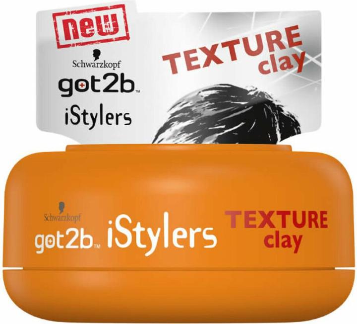 Schwarzkopf GOT2B ISTYLERS texture clay 75 ml (Hair wax, 75 ml)
