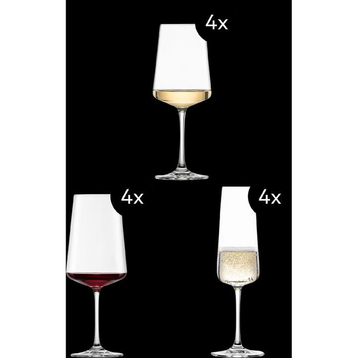 Actual product image Schott Zwiesel Mio Vino glass set (38 cl, 12 Glasses, Wine glasses set)