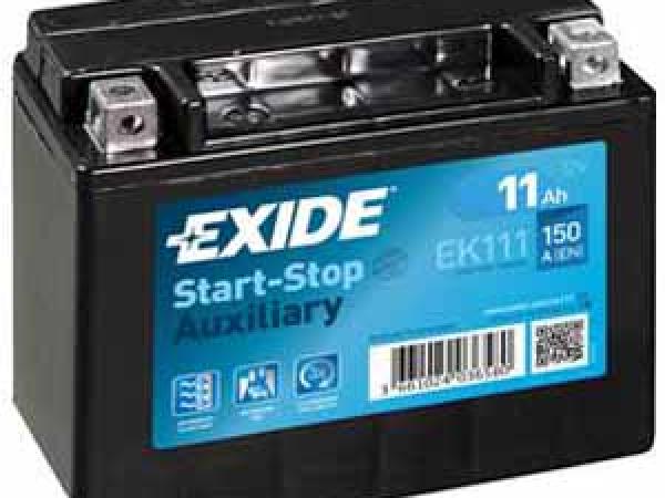 Actual product image Exide Start-Stop Aux. (12 V, 11 Ah, 150 A)