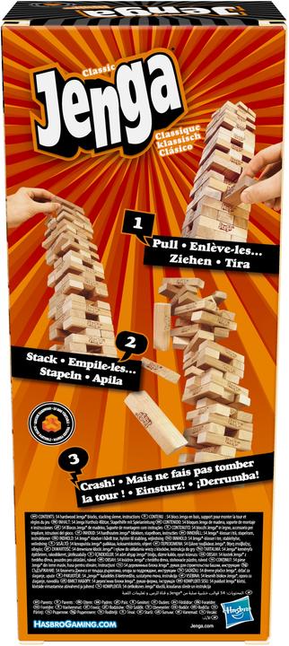 Immagine prodotto Hasbro Gaming Jenga Classic (Tedesco, Francese, Italiano)