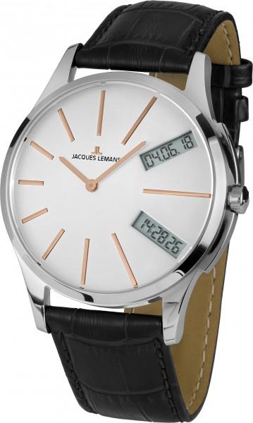 Jacques Lemans Classic (Analoguhr, Digitaluhr, 46 mm)